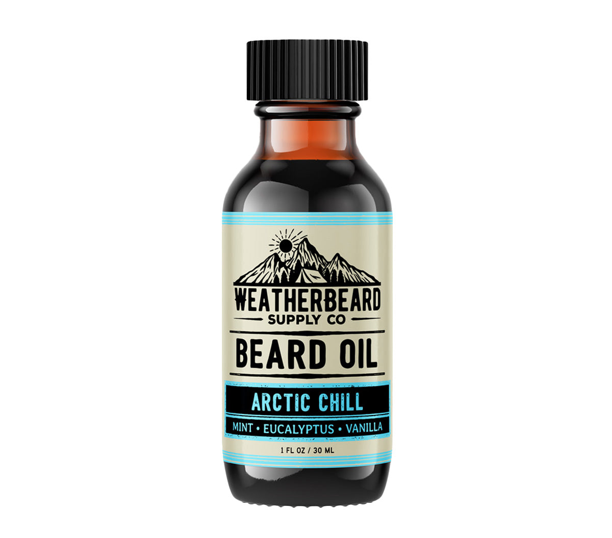 Arctic Chill Beard Oil - Mint, Eucalyptus, Vanilla