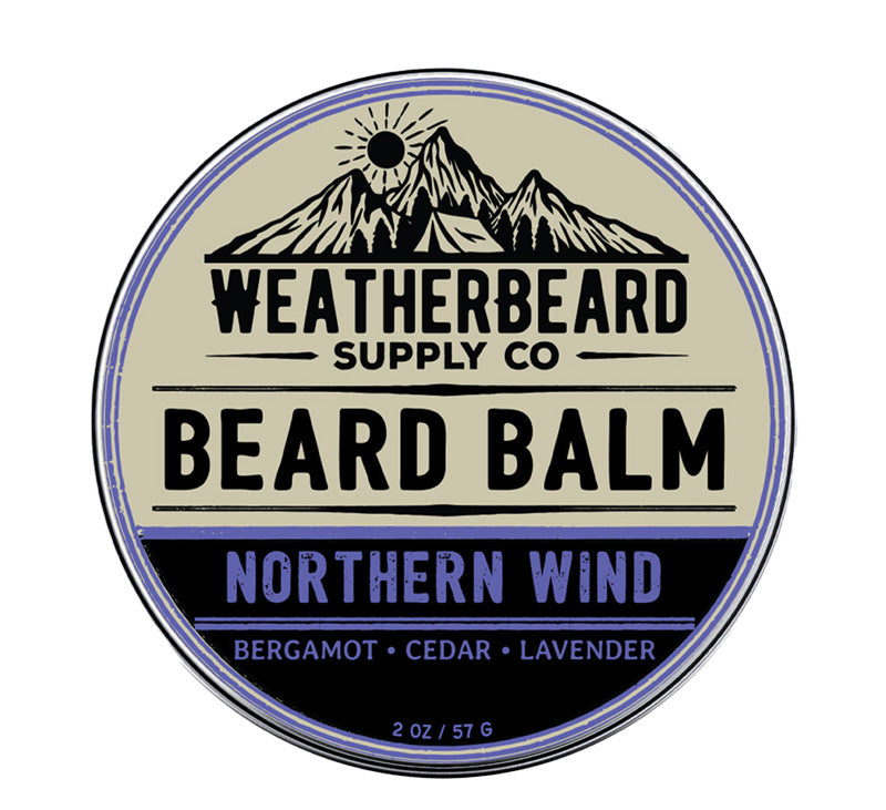 Northern Wind Beard Balm - Bergamot, Cedar, Lavender